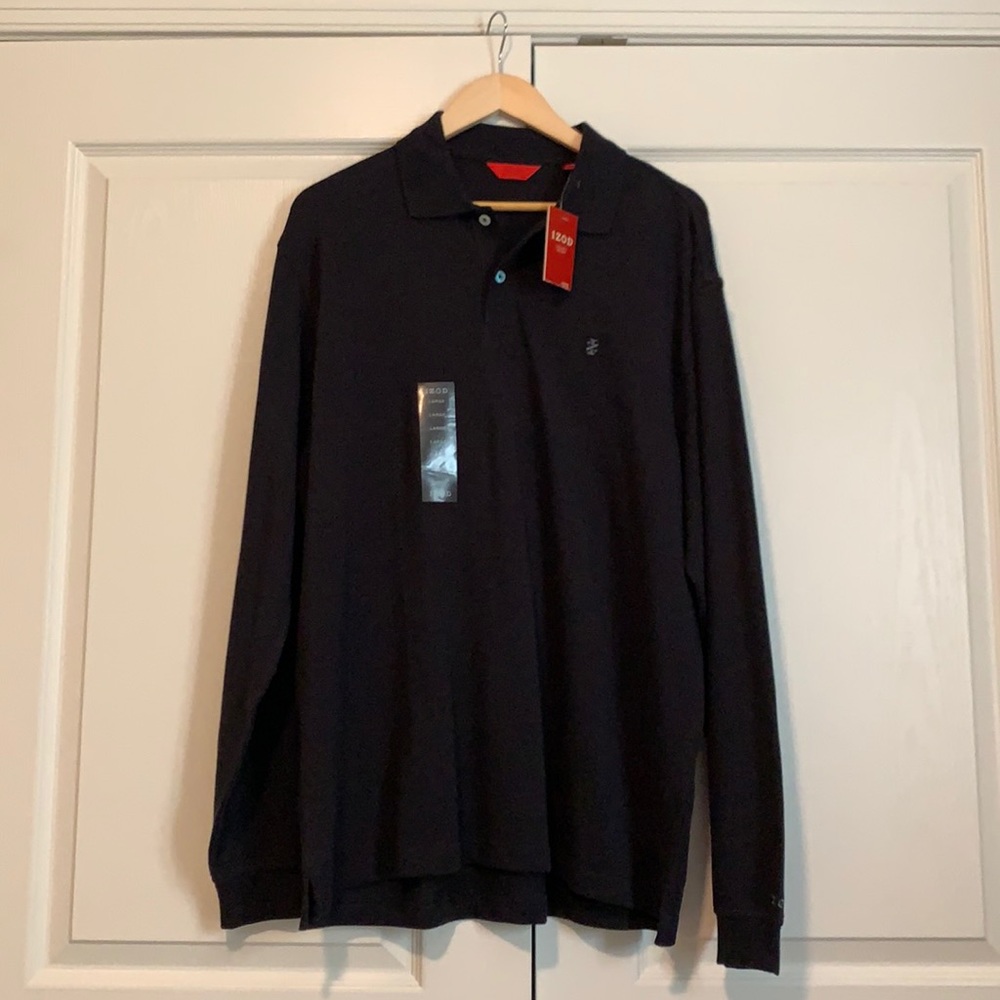 NWT - Men’s IZOD Long Sleeve Polo Shirt